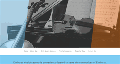 Desktop Screenshot of elmhurstmusicacademy.com